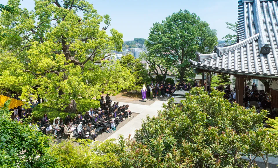 三界寺　法事風景